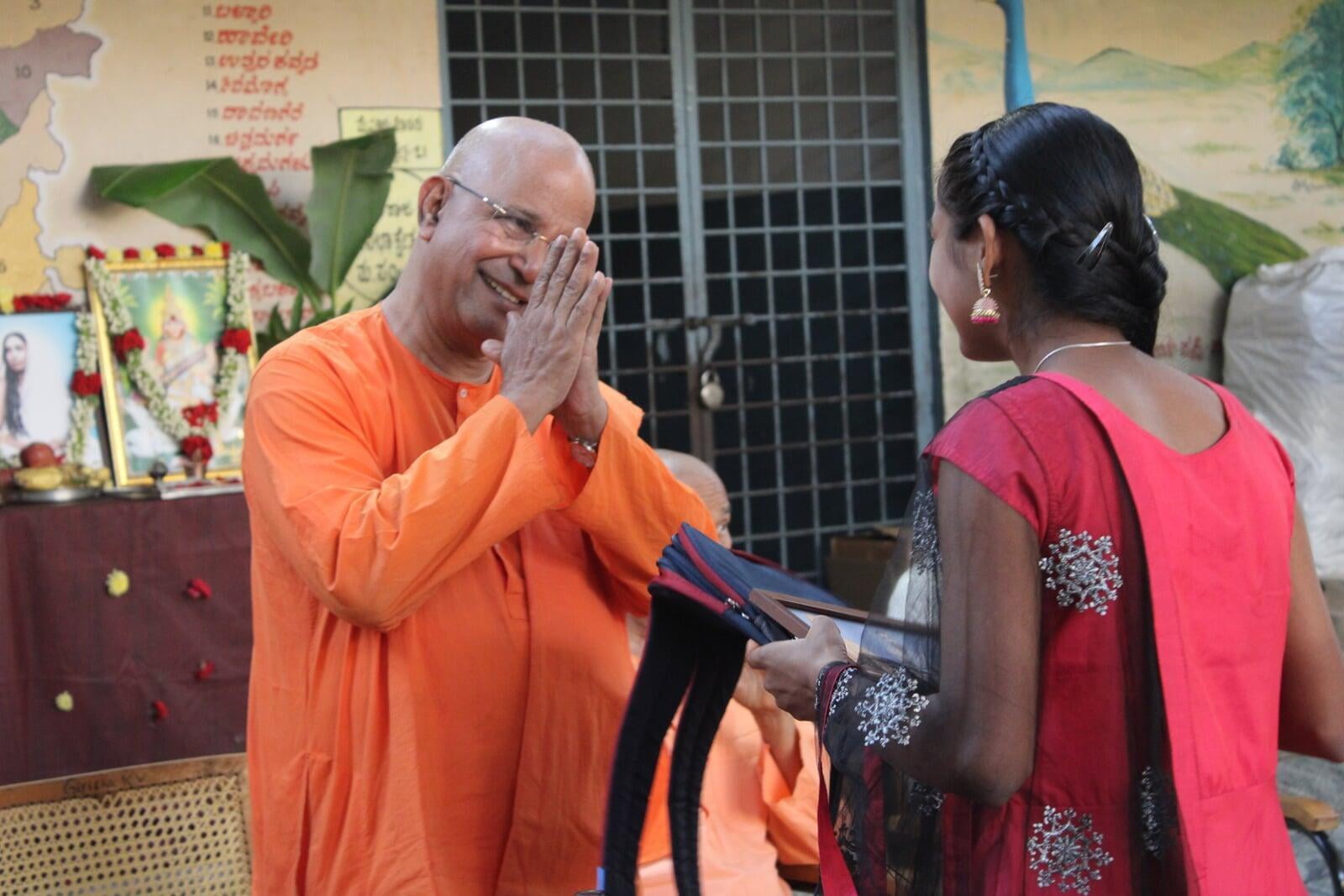 Viveka-Shikshana-Saraswathi Puja and Schools bags Distribution
